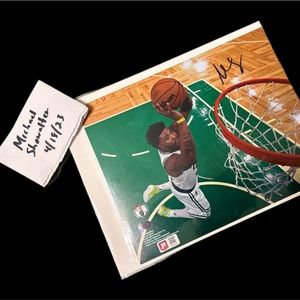Marcus Smart autographed action photo w/ PA coa